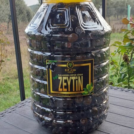 Doğal Salamura Siyah Zeytin 5 kg