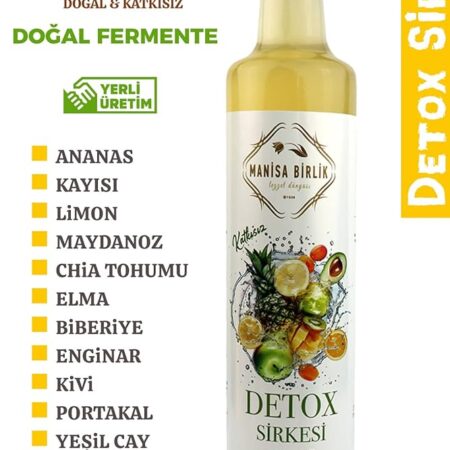 Manisa Birlik Doğal Detox Sirkesi 500 ml